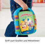Fisher-Price Lernspaß Liederbuch – Musikbuch für Babys, ab 6 Monaten, Deutsche Version