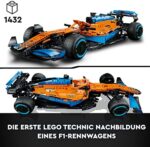LEGO Technic McLaren F1 Rennwagen – 1.434 Teile Modellbausatz für Erwachsene, ideales Geschenk & Sammlerstück (42141)