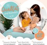 zoula kidz® Aufblasbarer Rausfallschutz für Kinderbett & Reise [120 cm] - OEKO-TEX® Bezug