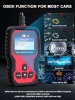 ANCEL VD500 OBD2 Diagnosegerät für VW, Audi, Skoda, Seat – Fehlercodes auslesen, löschen und Reset-Tool (Deutsch)