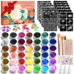 Jingyuanli Glitzer Tattoo Set für Kinder