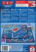 Schmidt Spiele Dog – Familienspiel für 2-6 Spieler, Den Letzten beissen die Hunde (49201)