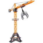 Dickie Toys Mega Crane (120 cm) – Grosser Spielkran mit Fernbedienung & Greifarm für Kinder ab 3 Jahren