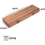 LOGOPLAY Hus Bao Kalaha – Edelstein-Mancala aus Samena-Holz