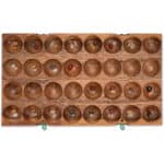 LOGOPLAY Hus Bao Kalaha – Edelstein-Mancala aus Samena-Holz