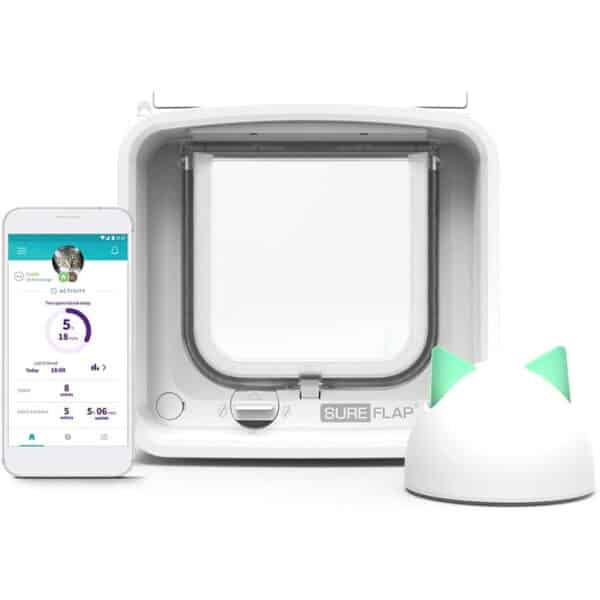 Sure Petcare SureFlap Mikrochip-Katzenklappe Connect mit Sure Petcare Hub