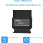 Veepeak OBDCheck BLE OBD II Diagnosegerät – Bluetooth 4.0, kompatibel mit iOS & Android
