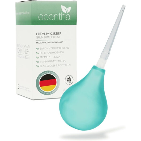 EBENTHAL-VITAL Darmeinlauf Set 225 ml – Hygienisch, BPA-frei, inkl. Anleitung