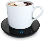 GARMEE Elektrischer Tassenwärmer – Smart Kaffeewärmer mit 2 Temperaturstufen für Tee, Kakao & Milch