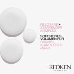 Redken High Rise Volume Injection Shampoo – Reparierendes Volumen-Shampoo mit Filloxanen, 300 ml