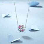 SEVENWELL Geburtsstein Charm 925 Sterling Silber für Pandora Armband
