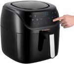 Russell Hobbs XXL 8L Heissluftfritteuse - Kompakt, 7 Funktionen, 10 Programme, Rapid Air bis 220°C, Ölfrei Frittieren, Grillen & Backen