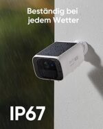 eufy Security SoloCam S220 - 2K Überwachungskamera, Solar, WLAN, Akku, Ohne Abo