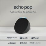 Echo Pop - Kompakter Bluetooth-Lautsprecher mit Alexa und vollem Klang