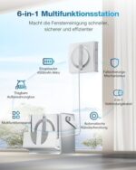 ECOVACS WINBOT W2 Omni Fensterputzroboter mit Kantenreinigung & 6-in-1 Station