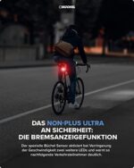 Büchel LED Fahrrad Rücklicht - Aufladbar & StVZO zugelassen - Rücklicht für E-Bikes und Fahrräder