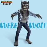 Spooktacular Creations Deluxe Werwolf Kostüm für Kinder – Mit Maske, Klauen-Handschuhen & Stiefelüberzügen