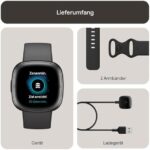Fitbit Sense 2 – Smartwatch mit GPS, EKG, Stress- & Schlaftracking – Fitnessuhr für Damen & Herren, kompatibel mit Android/iOS