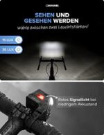 Büchel Ahead Fahrradlichter Set - 35/15 Lux LED