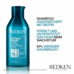 Redken Extreme Length Shampoo für lange, starke Haare – Mit Biotin, Anti-Haarbruch, 300 ml