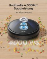eufy G50 Saugroboter – 4.000Pa Saugkraft, dynamische Navigation, ultraflaches 85mm Design, Pro-Entwirrkamm für Tierhaare & Hartböden