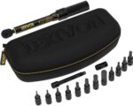 Drehmomentschlüssel 1/4" für Fahrrad & Motorrad, 15-teiliges Set mit Hex- und Torx-Bits (2-26 Nm) inkl. Verlängerung