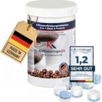 2-Phasen Reinigungstabletten für Jura Kaffeevollautomaten – 3,5g, luftdichte Dose