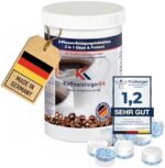 2-Phasen Reinigungstabletten für Jura Kaffeevollautomaten – 3,5g, luftdichte Dose