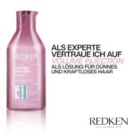 Redken High Rise Volume Injection Shampoo – Reparierendes Volumen-Shampoo mit Filloxanen, 300 ml
