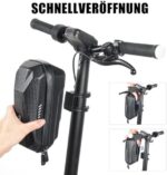 CHICLEW E-Scooter Tasche, 2L & 3L Kapazität, Schnellverschluss, wasserdicht für Segway, Ninebot, Xiaomi M365