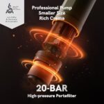 Outin Nano tragbare Espressomaschine mit USB-C, Selbsterhitzung, für Kaffee & Kapseln