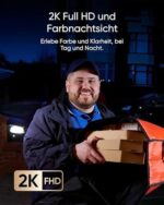 eufy Video-Türklingel E340 – Dual Kamera, 2K HD, Paketerkennung, Farb-Nachtsicht, Akku/Kabel, Gebührenfrei
