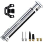 Tiakia Fahrradpumpe – Tragbare Mini Luftpumpe (210 PSI) für Presta, Schrader & Dunlop