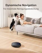 eufy G50 Saugroboter – 4.000Pa Saugkraft, dynamische Navigation, ultraflaches 85mm Design, Pro-Entwirrkamm für Tierhaare & Hartböden