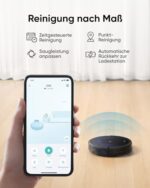 eufy G50 Saugroboter – 4.000Pa Saugkraft, dynamische Navigation, ultraflaches 85mm Design, Pro-Entwirrkamm für Tierhaare & Hartböden