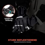 HIKENTURE Fahrradhandschuhe – Winddichte, Rutschfeste MTB-Handschuhe mit Touchscreen für Herren & Damen