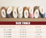 Misolin Winter Hausschuhe Damen & Herren – Weiche Plüsch Slippers mit Faux-Pelz, Rutschfest für Indoor/Outdoor