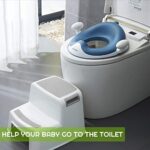 Angelbliss Kinder WC Sitz – Töpfchen Toilettentrainer mit Anti-Rutsch Polster