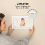 Baby Hand- und Fussabdruck Set – Gipsabdruck Bilderrahmen für Neugeborene, Perfektes Babyparty Geschenk