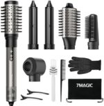 6-in-1 Airstyler: Ionen Föhn, Automatischer Lockenstab & Glättbürste – Profi-Hairstyler mit 110.000 U/Min