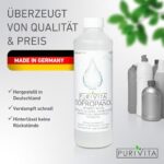 PURIVITA Isopropanol 99,9% – Reinigungsalkohol für Haushalt & Industrie – Rückstandsfrei & Nicht Leitend