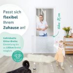 FIELDBUNNY© Ausziehbares Treppenschutzgitter