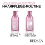 Redken High Rise Volume Injection Shampoo – Reparierendes Volumen-Shampoo mit Filloxanen, 300 ml