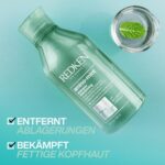 Redken Amino Mint Shampoo – Frische für Fettige & Gereizte Kopfhaut, pH-Ausgleich