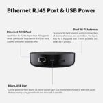 Aqara Smart Home Hub M2 – Smart Bridge, IR-Fernbedienung, Alexa/Google/HomeKit kompatibel, Schwarz
