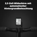 COOSPO BC26 GPS Fahrradcomputer – Kabellos, Bluetooth 5.0, IP67, 2,3" LCD mit automatischer Hintergrundbeleuchtung
