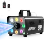 AGPtEK 500W Nebelmaschine mit LED & kabelloser Fernbedienung