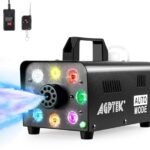 AGPtEK 500W Nebelmaschine mit LED & kabelloser Fernbedienung