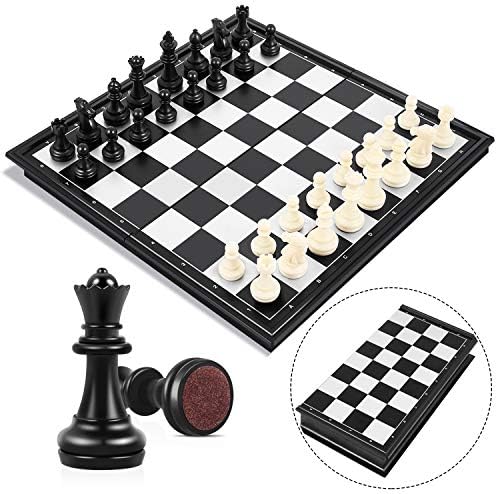 Peradix Magnetisches Schachspiel – Faltbares Schachbrett für Kinder ab 6