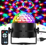Gobikey 360° LED Discokugel – Musikaktiviertes Partylicht mit Fernbedienung & RGB-Effekten, USB 4m für Party & Events